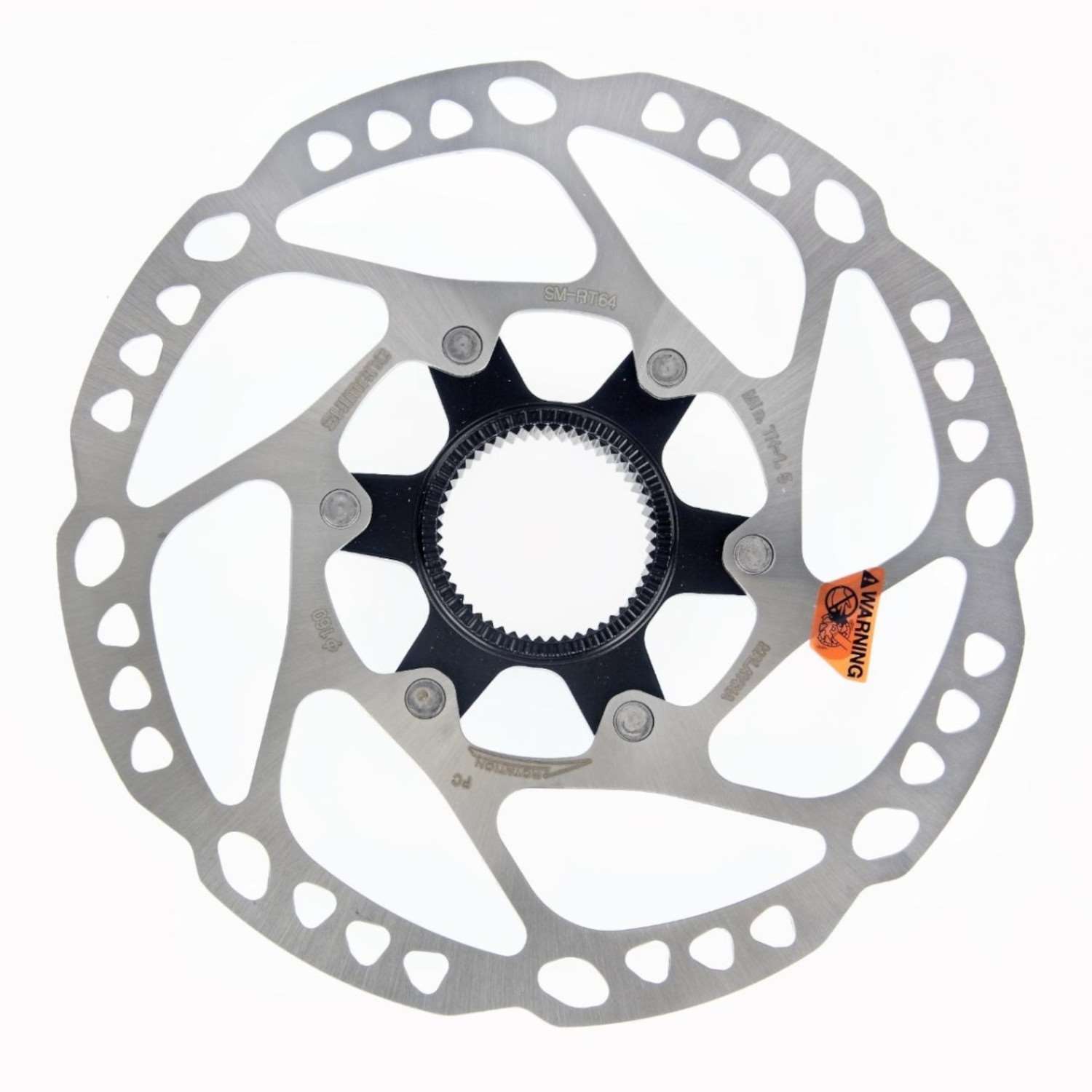 DISCO FRENO SM-RT64 160MM CENTER LOCK RESINA/METALLICA