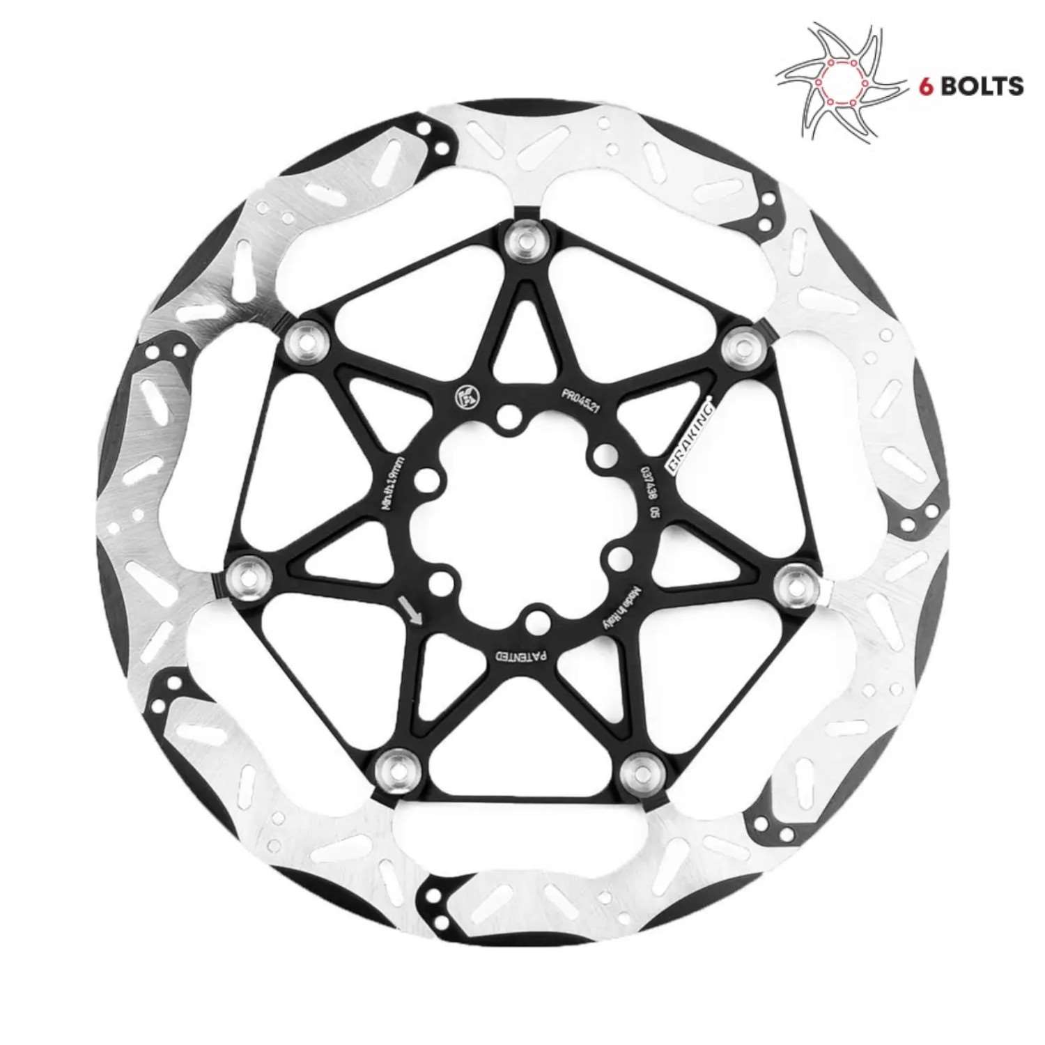 DISCO EPTA STAGE0 Ø180 1,9 MM 6 FORI