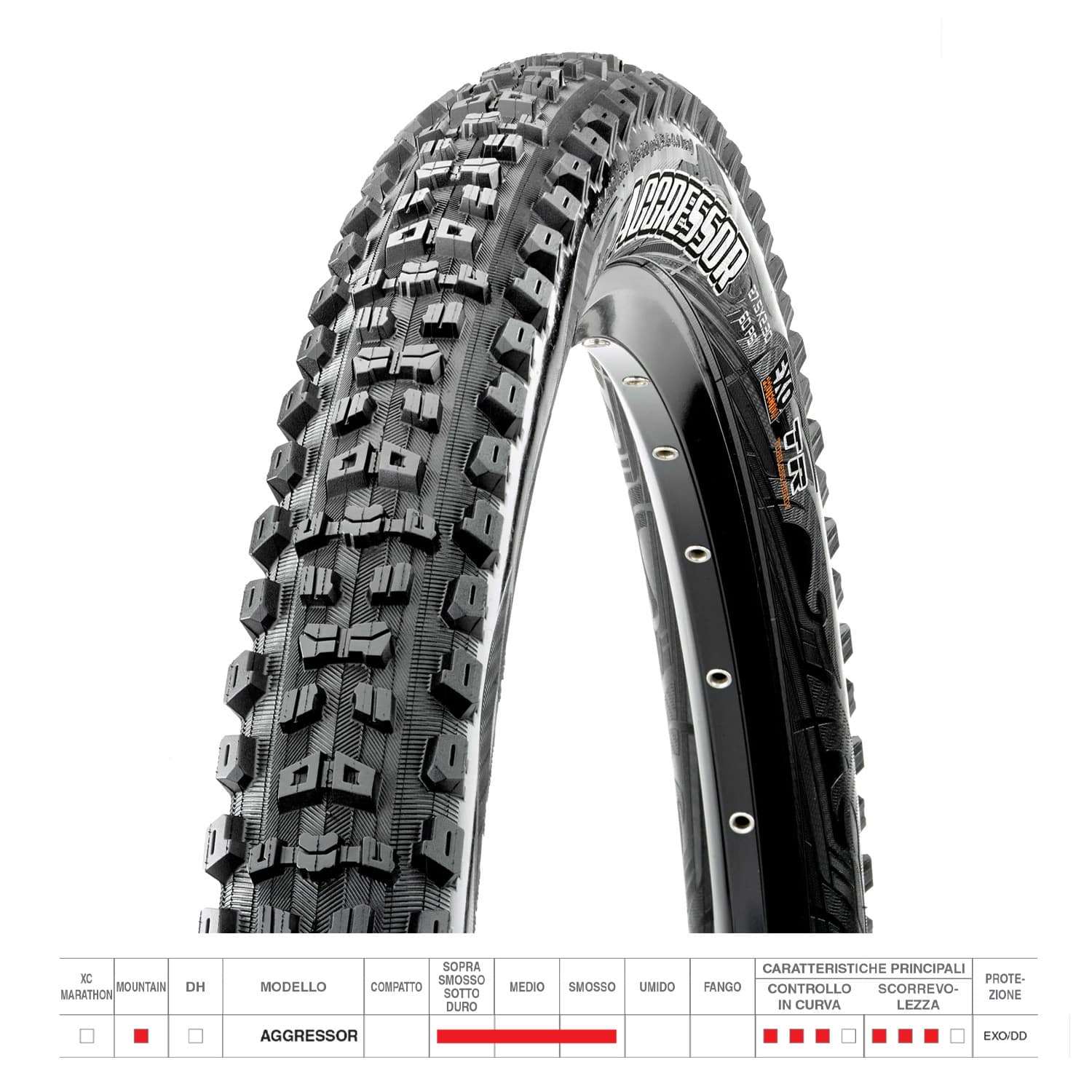 COPERTONE AGGRESSOR 27.5X2.30 EXO TR 60TPI