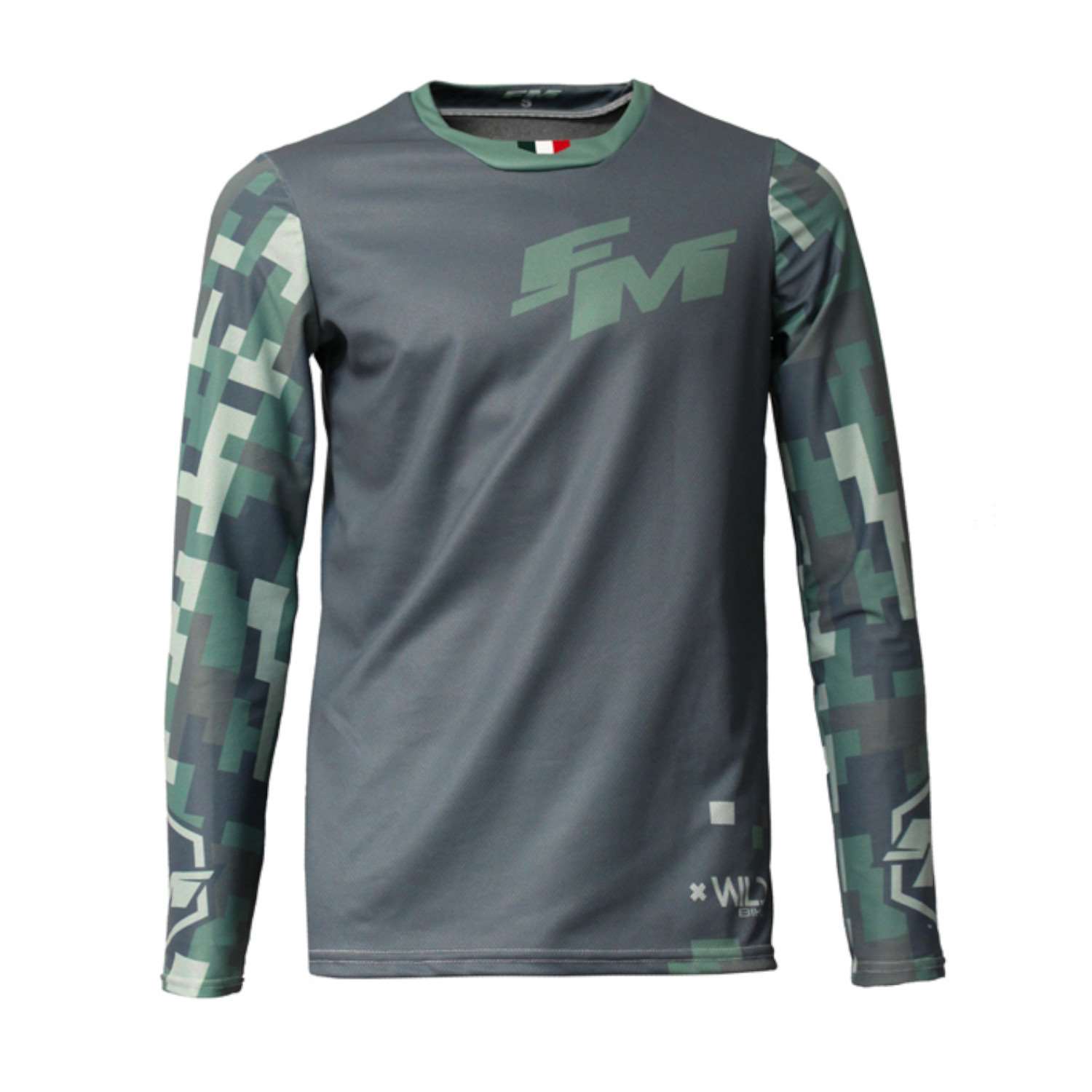 MAGLIA MANICA LUNGA - CAMU MIMETICA 