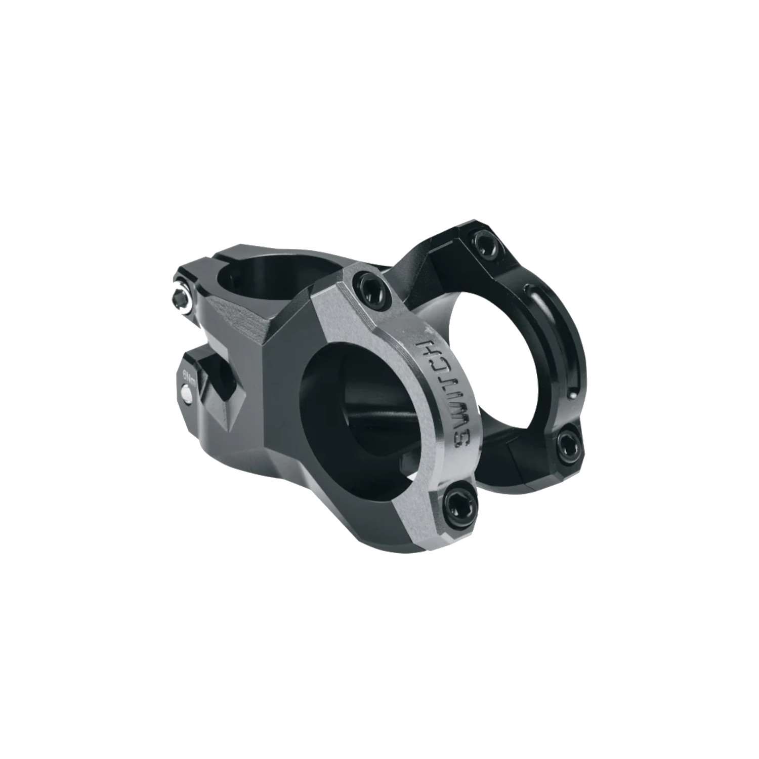 ATTACCO MANUBRIO SWITCH ROCKER D.35MM L.35MM - NERO/GRIGIO