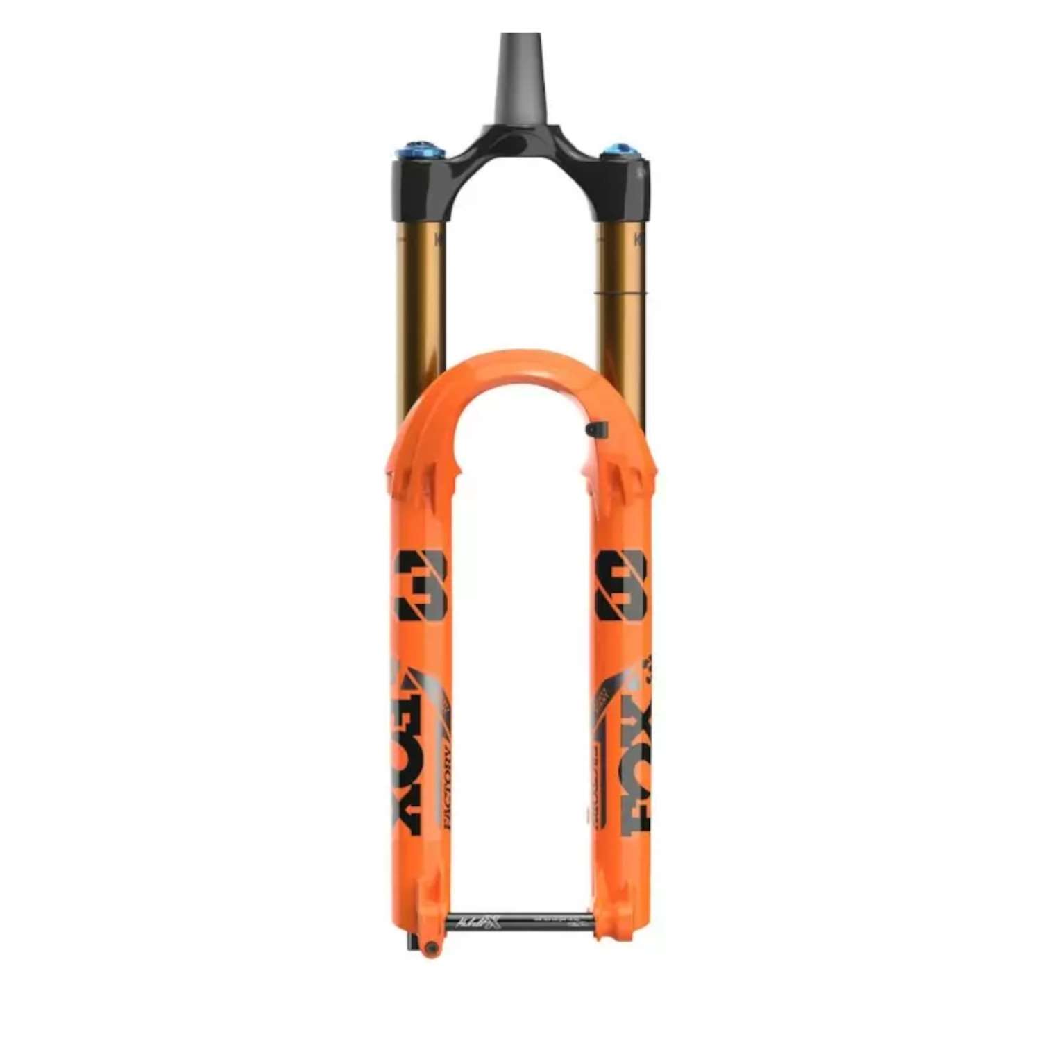 FORCELLA FOX 38 FACTORY SHINY ORANGE GRIP X2 44MM RAKE - 170MM