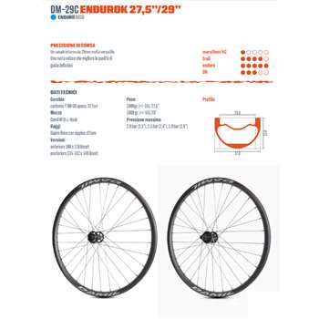 COPPIA RUOTE ENDUROK - BOOST 29"