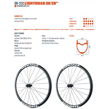 COPPIA RUOTE STRADA LIGHTROAD 30