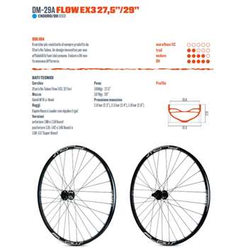 COPPIA RUOTE FLOW EX3 J-HOOK - BOOST MULLET