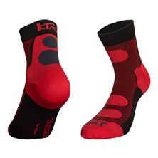 CALZA MEDIA FLASH - ROSSO