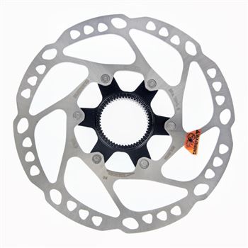DISCO FRENO SM-RT64 160MM CENTER LOCK RESINA/METALLICA