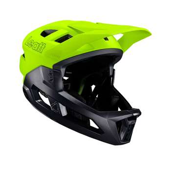 CASCO ENDURO 2.0 - LIME (MENTONIERA RIMOBIVILE)
