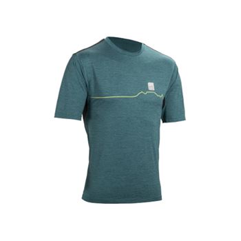 MAGLIA MANICHE CORTE TRAIL 1.0 - TEAL